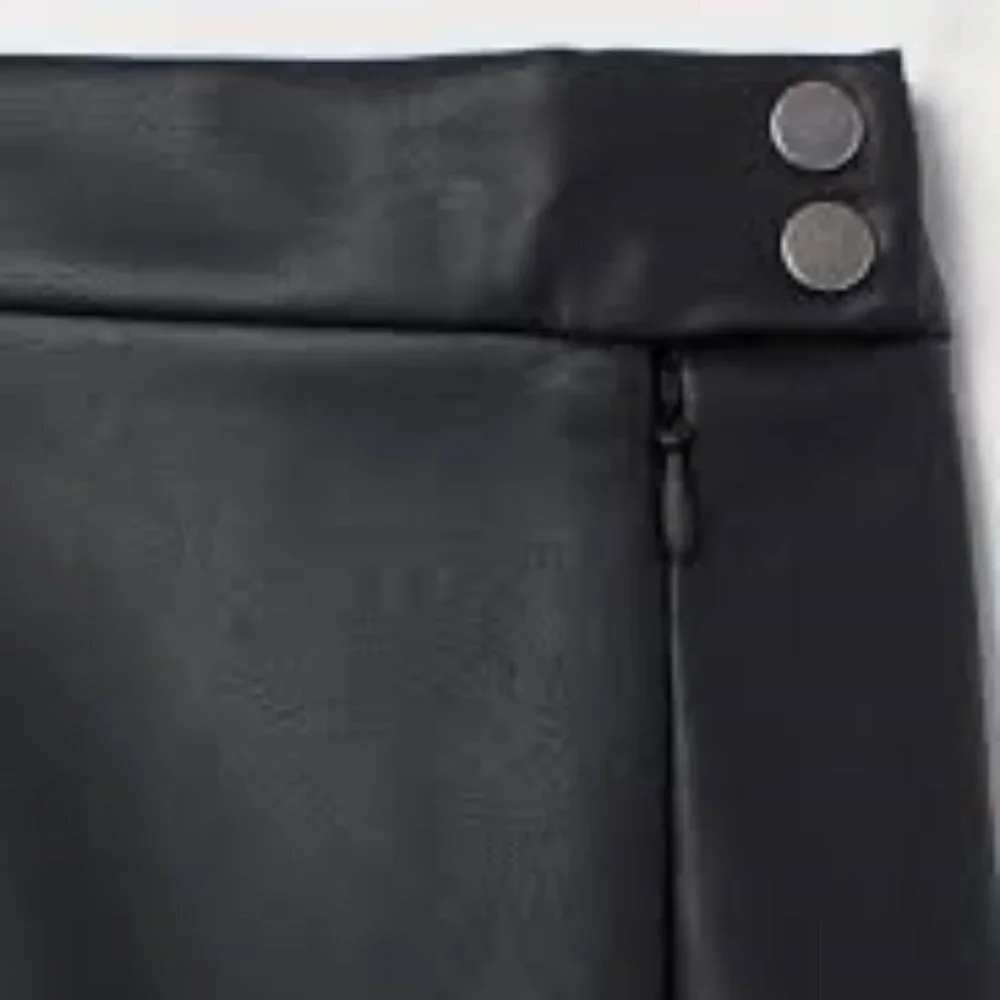 A-line Skirt Faux Leather Skirt, size 12, NWT